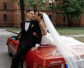 Transportas - Klasikinio kabrioleto Mercedes Sl380 nuoma be vairuotojo - 3