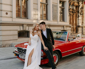 Transportas - Klasikinio kabrioleto Mercedes Sl380 nuoma be vairuotojo - 1