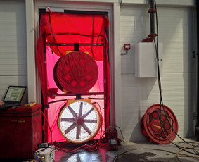 Pastatų sandarumo bandymai - Sandarumo testas - 1