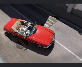 Transportas - Raudono klasikinio Jaguar Xjs V12 nuoma be vairuotojo - 3