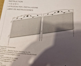 Statybos, apdaila - Sodo tvorelė metalinė - 2