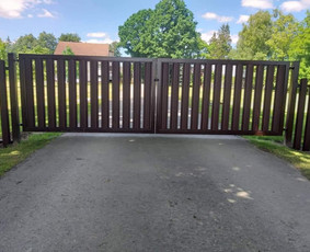 Statybos darbai - Tvorų montavimas , vartų gamyba - 3