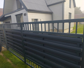 Statybos darbai - Tvorų montavimas , vartų gamyba - 2