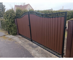 Statybos darbai - Tvorų montavimas , vartų gamyba - 1