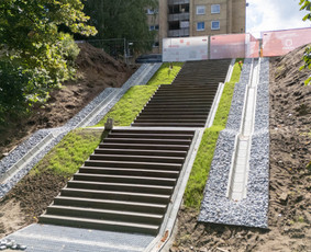 Laiptai i&scaron; trinkelių - Trinkelių klojimas Kaune ir Kauno Rajone - 1