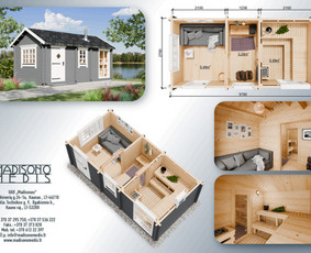 Terasinės lentos - Mediniai sodo nameliai, vasarnamiai ir kt. - 1