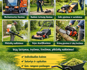 Vejos priežiūra, įrengimas - Siūlome profesionalias aplinkos tvarkymo paslaugas! - 1