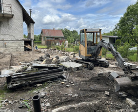 Sklypo lyginimas, formavimas - Visi žemės Kasimo darbai mini ekskavatoriumi - 2