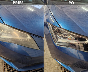 Kėbulo remontas - Žibintų poliravimas - 1