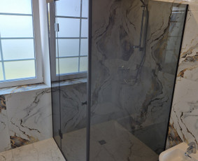 Buitinės paslaugos - Esteti&scaron;kos stiklo pertvaros, du&scaron;o kabinos ir veidrodžiai - 2