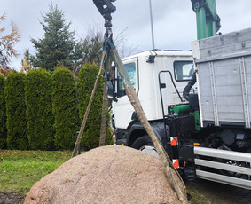 Transportas - Fiskaro paslaugos su savivarčiu ir kranu(kau&scaron;u, žnyplėmis) - 2