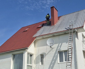 Smėliavimas, dažymas - Stogų dažymas - 2