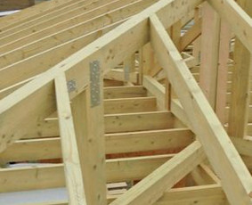Karkasinių namų statyba - Karkasinių ir mūrinių namu statyba, stogų konstrukcijos - 1