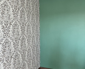 Tapetų klijavimas - Grindų klojimas, vidaus apdaila ir i&scaron;orės statybos darbai - 1