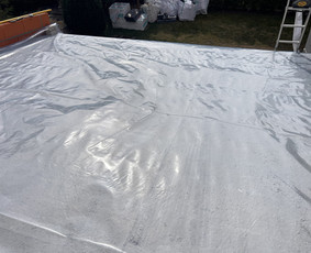 Statybos, apdaila - Plok&scaron;čių stogų dengimas bitumine ir Pvc danga. - 2