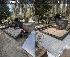 Kapų tvarkymas, priežiūra - Angelų vizija - kapų tvarkymas - 2