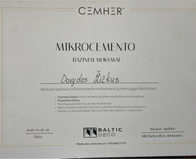 Dekoratyvinis tinkavimas - Plytelių meistas - 1