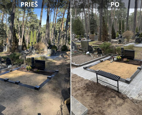 Kapų tvarkymas, priežiūra - Angelų vizija - kapų tvarkymas - 1