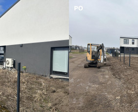 Žemės kasimas, lyginimas - Visi žemės Kasimo darbai mini ekskavatoriumi - 2