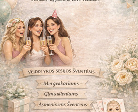 Renginių organizavimas - Veidotyros sesija tavo &scaron;ventei - 1