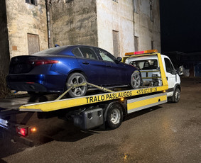 Techninė pagalba kelyje - Skubus tralas Vilniuje ir aplink &bdquo;24/7&ldquo; užvedimas. - 1