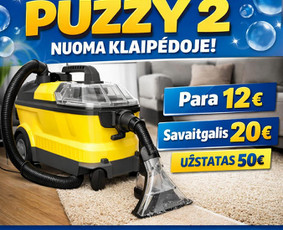 Įvairios technikos nuoma - Plaunamos Siurblio puzzy nuoma - 1
