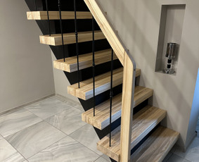 Laiptų gamyba, montavimas - Uosinių laiptų,pakopų, tvorelių gamyba - 2