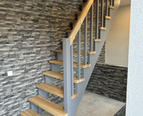 Laiptų montavimas - Uosinių laiptų,pakopų, tvorelių gamyba - 1