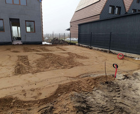 Trinkelių pagrindo paruo&scaron;imas - Trinkeliu klojimas,borteliai,drenazas,lietaus sistema,nuoma - 2