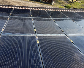 Saulės modulių plovimas - Saulės baterijų valymas profesionalia įranga. - 4