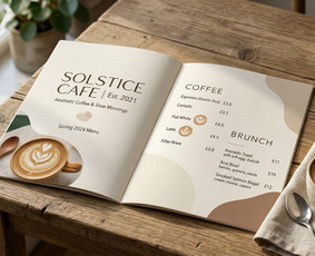 Kavinių ir restoranų meniu maketavimas - Brandingas / Ad video /Hero baneriai / Logo - 3