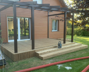 Stoginės, stoginių gamyba - Terasų, sandėliukų,vent fasado įrengimas - 1