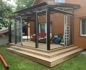 Stoginės, stoginių gamyba - Terasų, sandėliukų,vent fasado įrengimas - 2