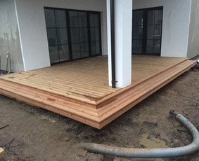 Medžio darbai, staliai - Terasų, sandėliukų,vent fasado įrengimas - 3