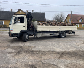 Statybinės technikos nuoma - Krovinių vežimas sunkvežimiu su manipuliatoriumi - 4