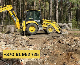 Mini ekskavatoriaus nuoma - Ekskavatorius, Bobcat, Savivartis. Žemės darbai. - 1