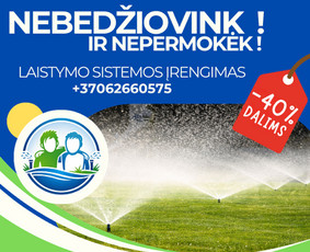 Laistymo sistemos, įrengimas - Rainbros &ndash; Garantuojame pigiausią laistymo sistemos įrengimą - 1