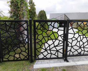 Aplinka, sodas - Stumdomų vartų, vartelių tvoros segmentų gamyba - 2