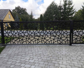 Aplinka, sodas - Stumdomų vartų, vartelių tvoros segmentų gamyba - 3