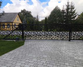 Aplinka, sodas - Stumdomų vartų, vartelių tvoros segmentų gamyba - 1