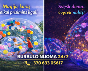 Pramogos vaikams - Pripučiamo burbulo nuoma - 1