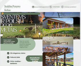 Nuomos paslaugos - Sodyba Pu&scaron;yno kelias - 1