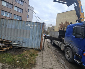 Negabaritinių krovinių gabenimas - Savivarčio su kranu/manipuliatoriumi ( fiskaru ) paslaugos - 2