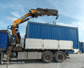 Negabaritinių krovinių gabenimas - Savivarčio su kranu/manipuliatoriumi ( fiskaru ) paslaugos - 1