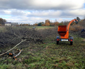 Įvairios technikos nuoma - &Scaron;akų , medienos smulkintuvo nuoma - 3