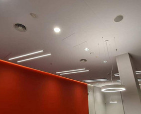 Įtempiamos lubos, montavimas - Įtempiamos lubos "Crazy House" - 2