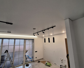 Įtempiamos lubos, montavimas - Įtempiamos lubos "Crazy House" - 3