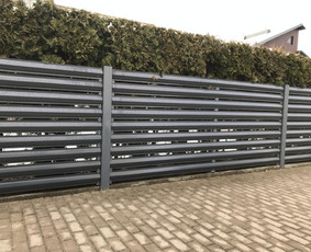 Tvoros, vartai, montavimas - Plieninės tvoralentės, jų priedai - 3