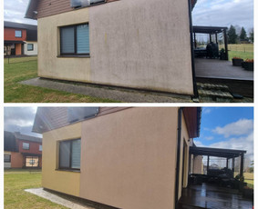 Buitinės paslaugos - Fasadų ir trinkelių plovimas - 2