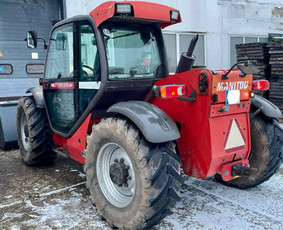 Statybinės technikos nuoma - Nuomojamas teleskopinis krautuvas Manitou Mlt735 - 2